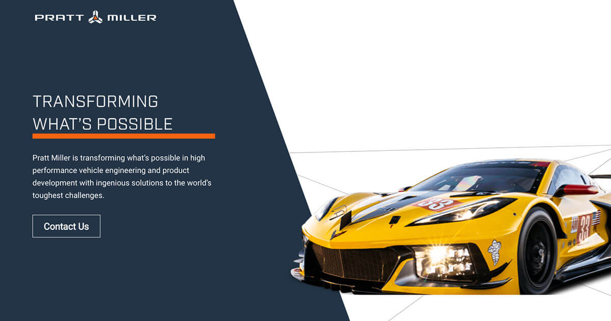 High Performance Vehicle Engineering & Product Development Pratt Miller